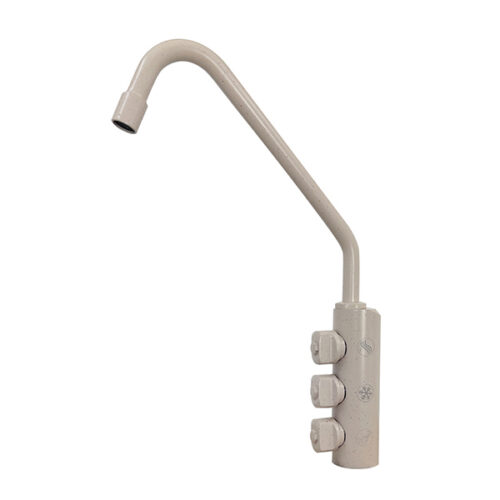 Rubinetto 3 vie acciaio inox Lambro Colore Granito Avena-Fragranite